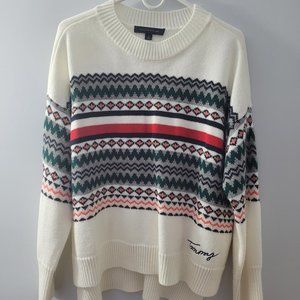 Tommy Hilfiger Fair Isle Crewneck Sweater Size M